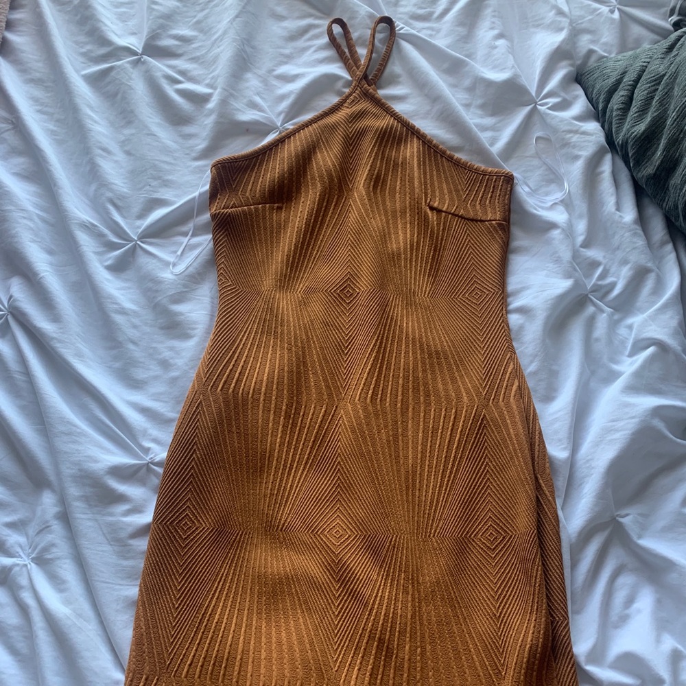 Tan Bodycon Dress